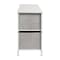 Flash Furniture White/Gray 5 Drawer Storage Chest Organizer WX-5L206-X-WH-GR-GG - alternate 5